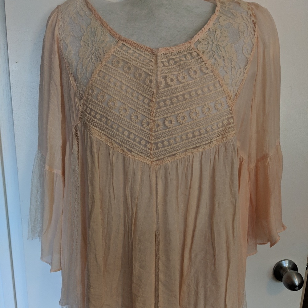Bohemian style lace top